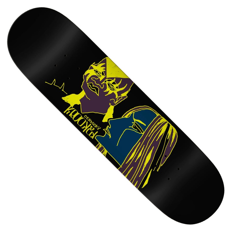 Krooked Eddie Cernicky Metal Park Deck Black 8.25 x 32 WB:14.38