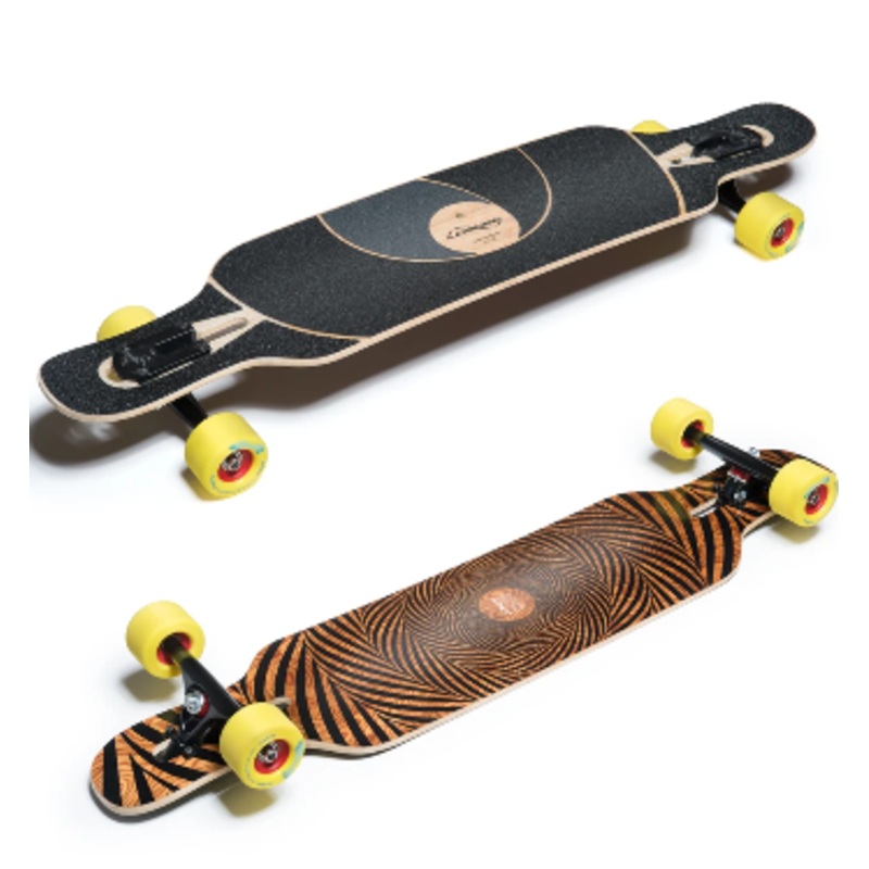 Loaded Tan Tien Bamboo Complete Longboard with Orangatang 70mm Wheels Flex 1: 170-270+ lbs