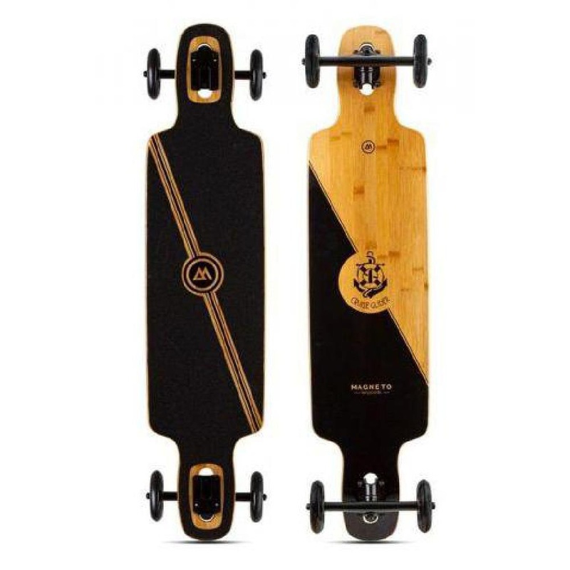 Magneto Cruise Glider Model Grip Tape 40″ Drop Through Longboard Complete