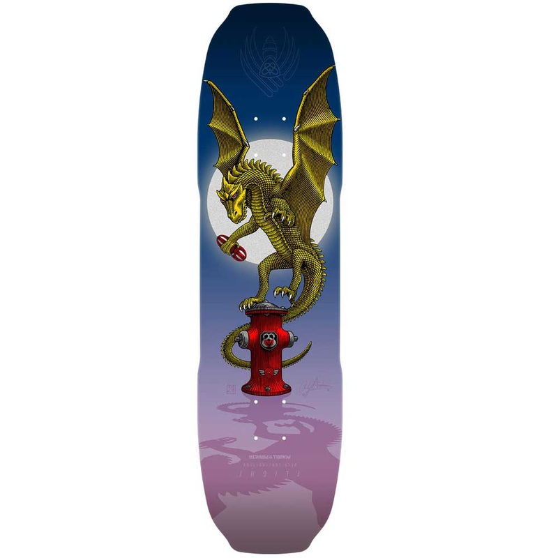 Powell Peralta Pro Andy Anderson Baby Heron (Vajra) FLIGHT Skateboard Deck – 8.4″ Deck only 8.4