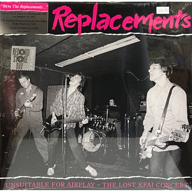 Replacements, The  Unsuitable For Airplay – The Lost KFAI Concert 2xLP Vinyl LP Record