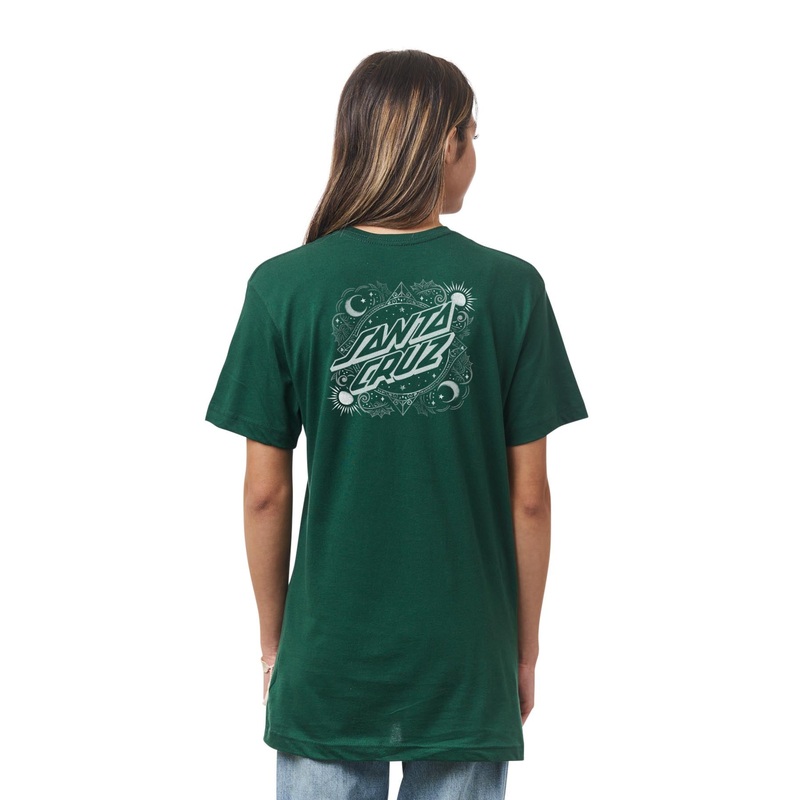 Santa Cruz Ornate Dot Center Women’s Short Sleeve T-Shirt Small Forest