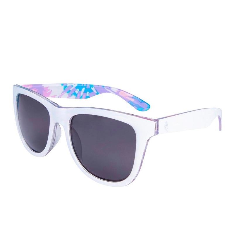 Santa Cruz Tie Dye Hand Sunglasses – White