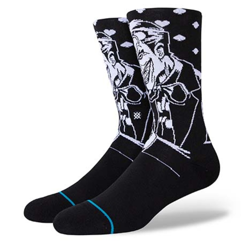 Stance The Joker Crew Socks Black Large