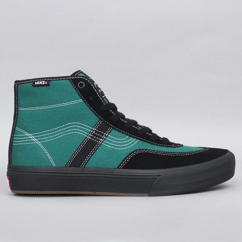 Vans Crockett High Pro Shoes (Quasi) Antique Green / Black UK7