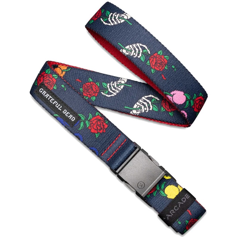 Arcade Grateful Dead Bertha Bear Stretch Belt Slim Navy