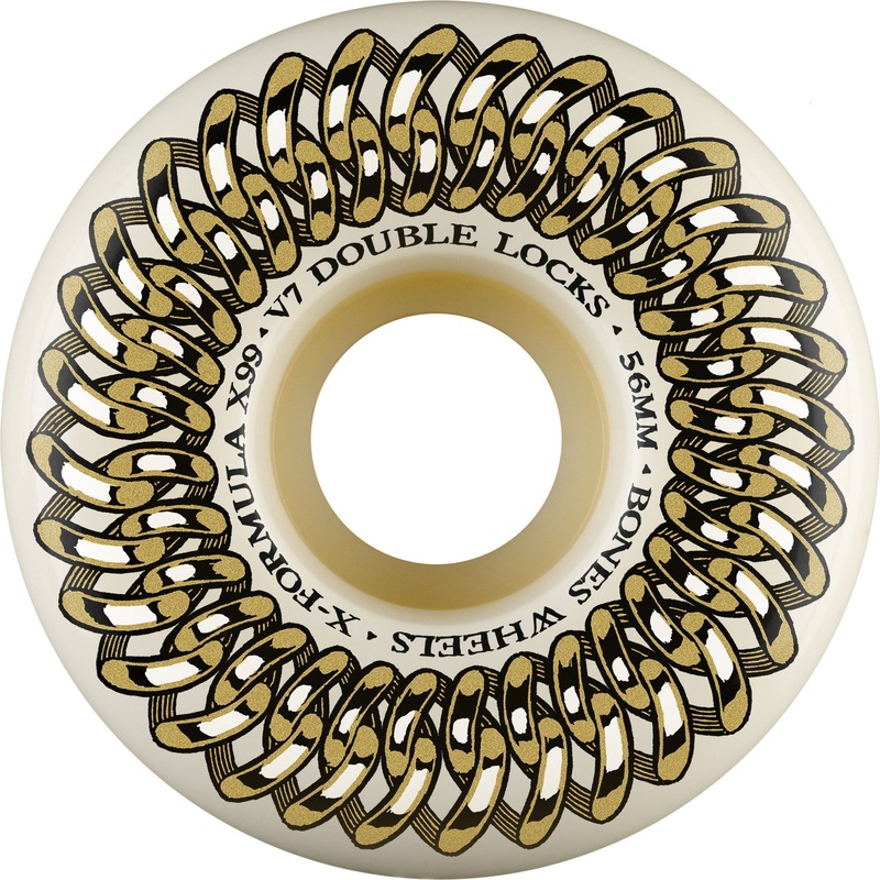 BONES WHEELS X-Formula Double Lock V7 99a Skateboard Wheels 54mm