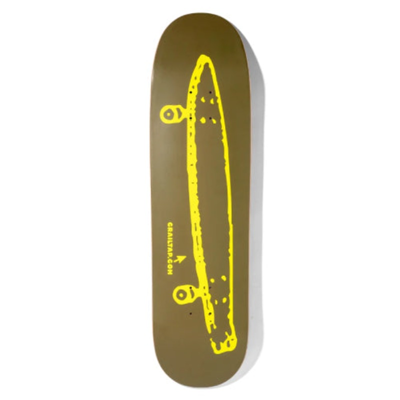 Crailtap Burnt Neon Skidul Skateboard Deck 8.5″ 8.5″