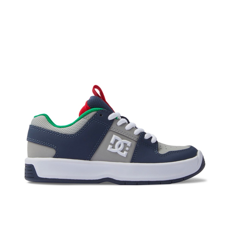 DC Lynx Zero Kids Shoes – Grey/ Navy YOUTH UK 1