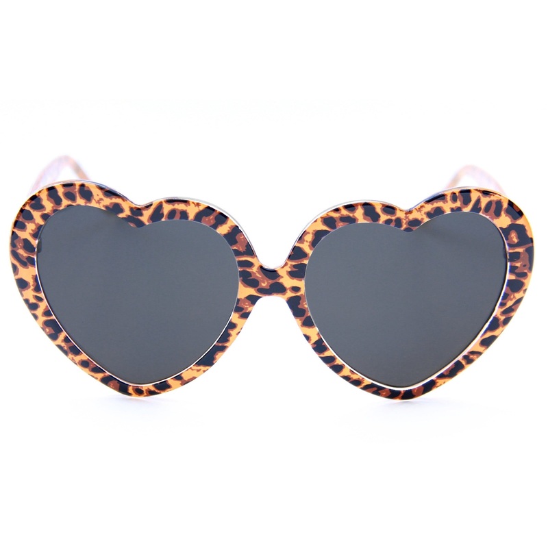 Heart-On Sunglasses (Leopard)