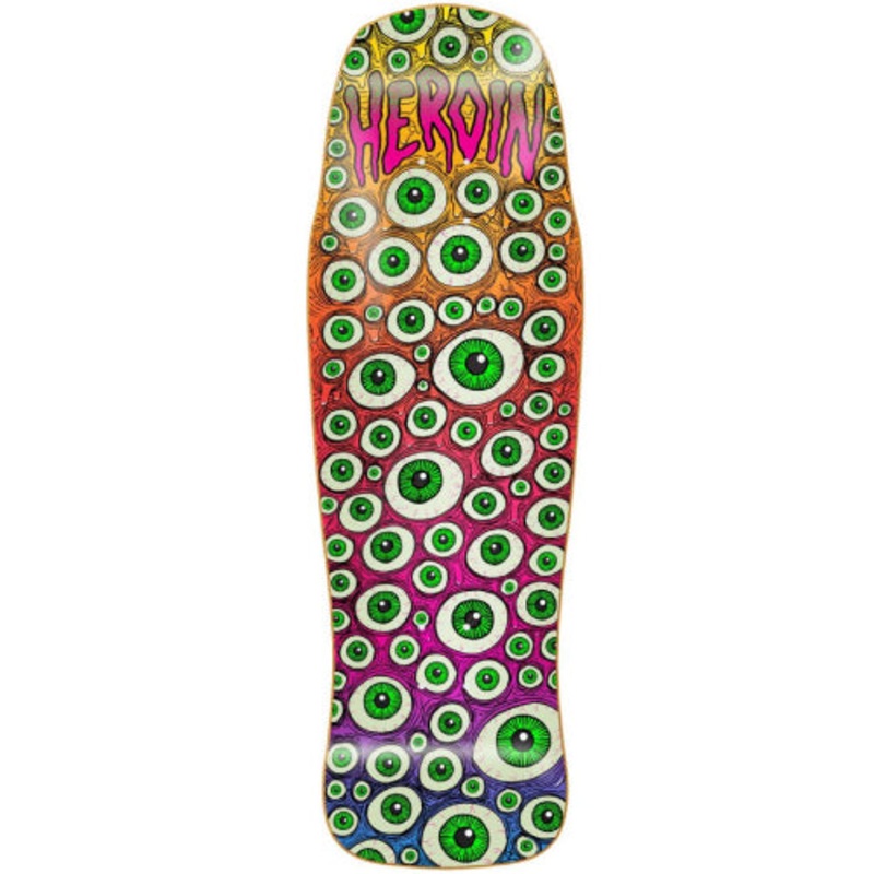 Heroin Mini Eyeballer Shaped Skateboard Deck 9.0″ 9.0″