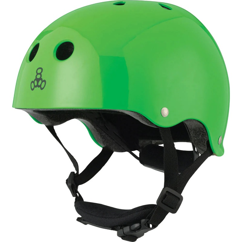 Lil 8 Kids Helmet – Green Glossy