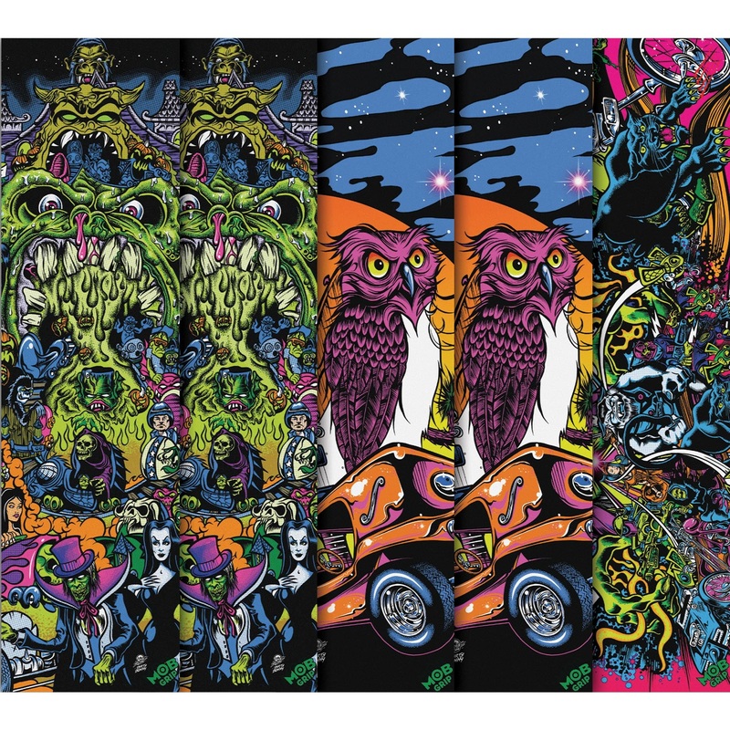 Mob x Dirty Donny 9″ x 33″ Skateboard Grip Tape Skull