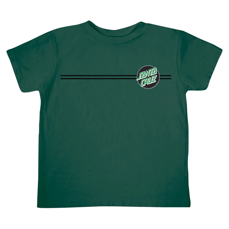 Other Dot S/S Midweight T-Shirt Forest w/Black/Green 2T Kids Santa Cruz 2T