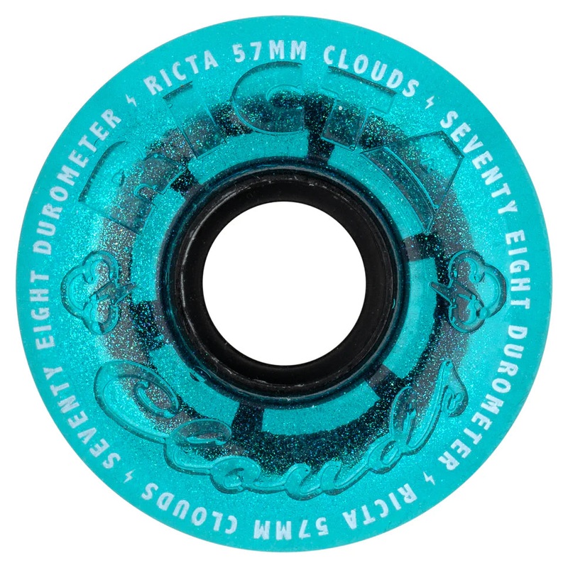 Ricta Iridescent Blue Clouds 78a Wheels Blue 57mm