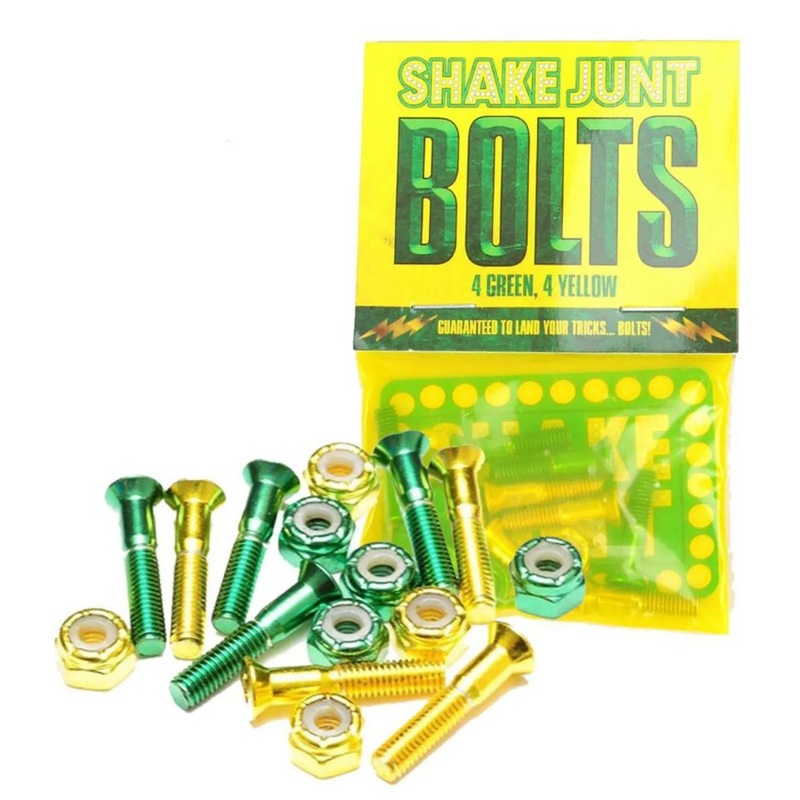 Shake Junt Hardware Bolts Green, Yellow 1″ 1.0″