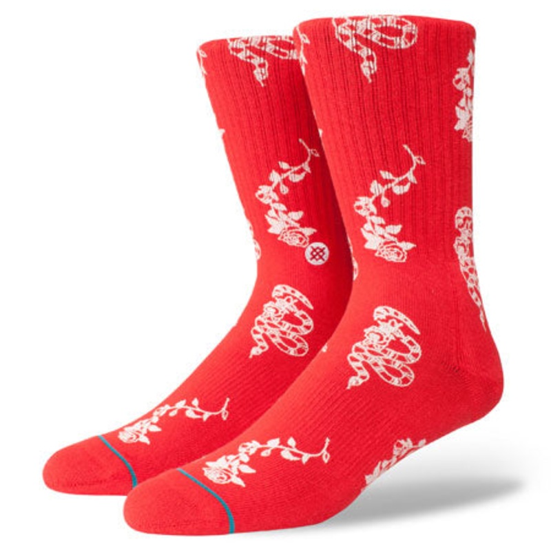 Stance Rossa Socks Red Medium