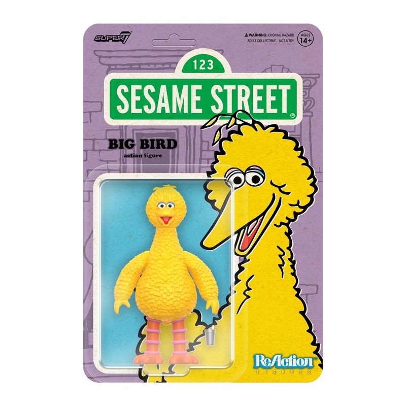 Super7 x SESAME STREET – BIG BIRD ReAction Figure