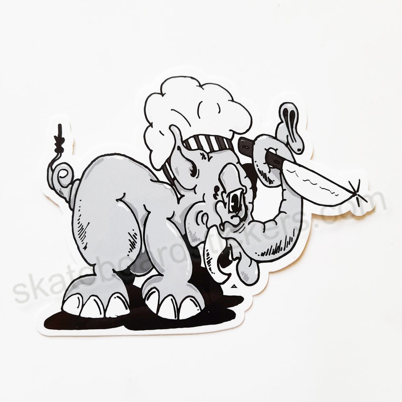 Thank You X Hijinx Skateboard Sticker – In the Kitchen