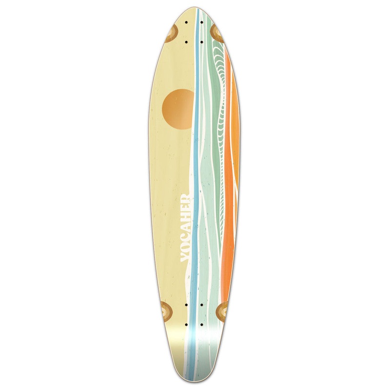 Yocaher Horizon Day 40″ Kicktail Longboard Deck