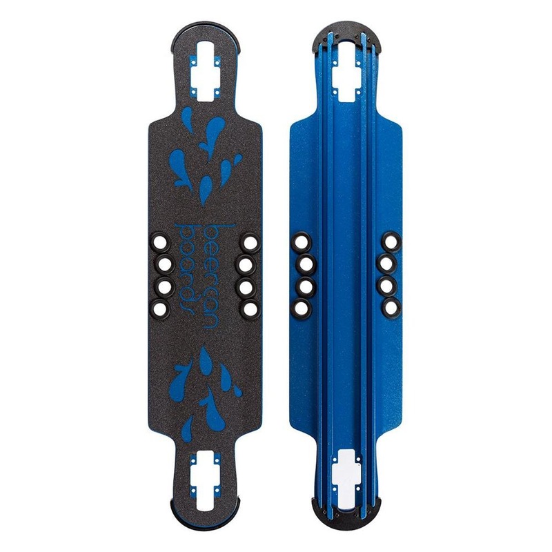 Beercan Blue 38″ Hoke Drop Through Longboard Deck Deck