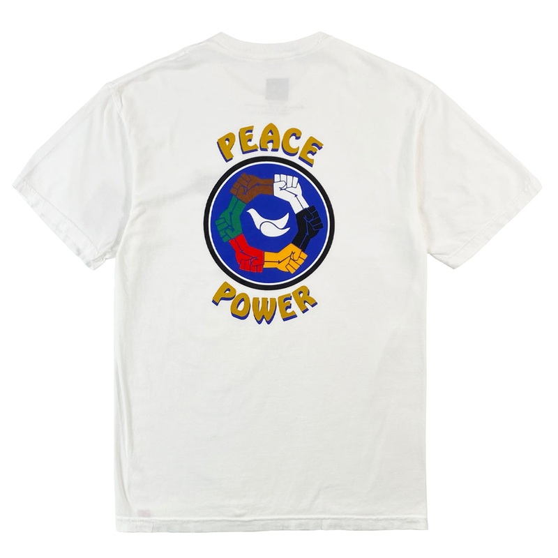 Chocolate Skateboards Peace Power T-Shirt – White S