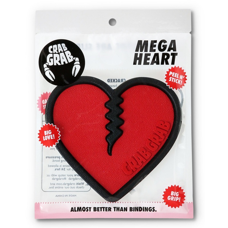 Crab Grab Mega Heart Stomp Pad Red