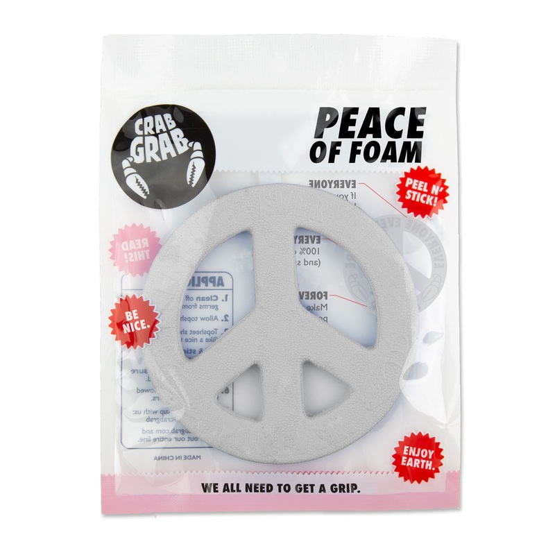 Crab Grab Peace of Foam Stomp Pad White
