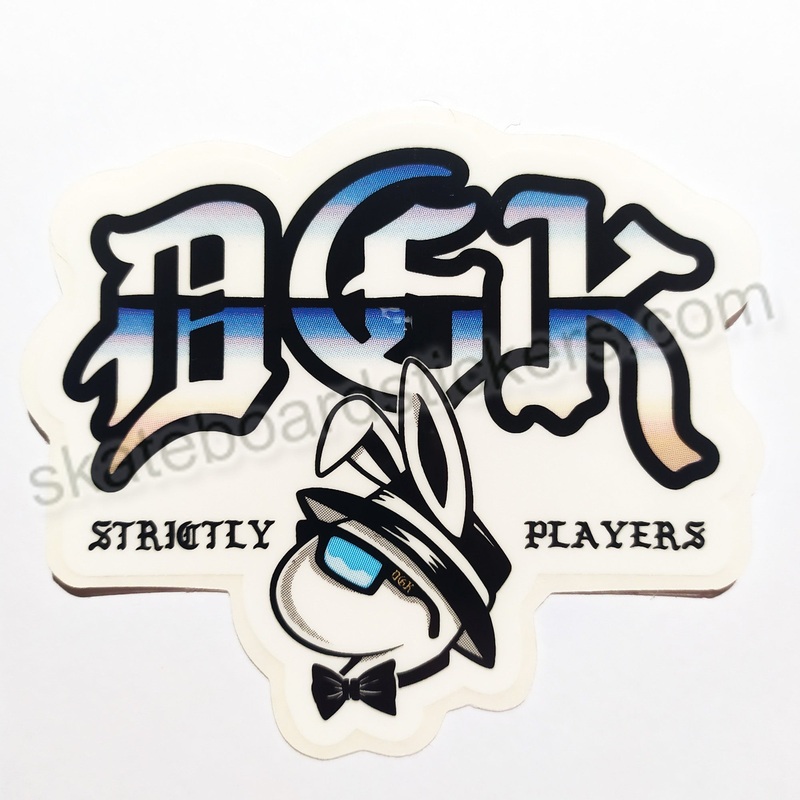 DGK “Strictly Players” Skateboard Sticker