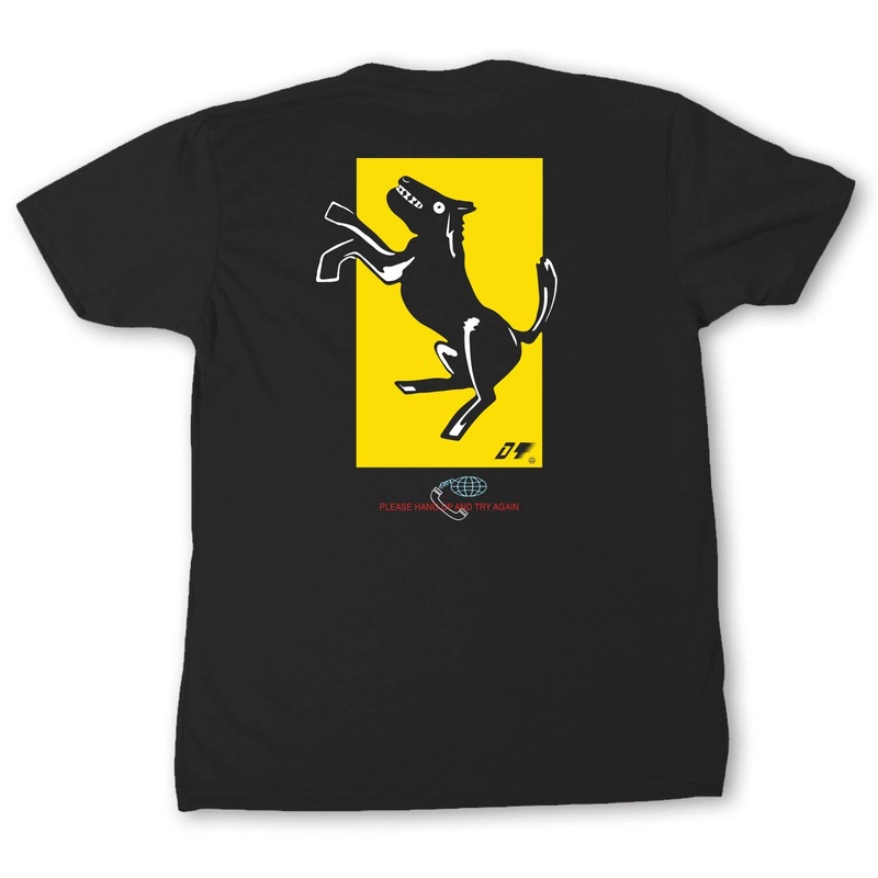 DIAL TONE WHEEL CO FORMULA ONE T SHIRT BLACK S