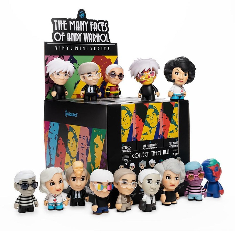 KIDROBOT x ANDY WARHOL The Many Faces of Warhol 3″ VINYL FIGURES