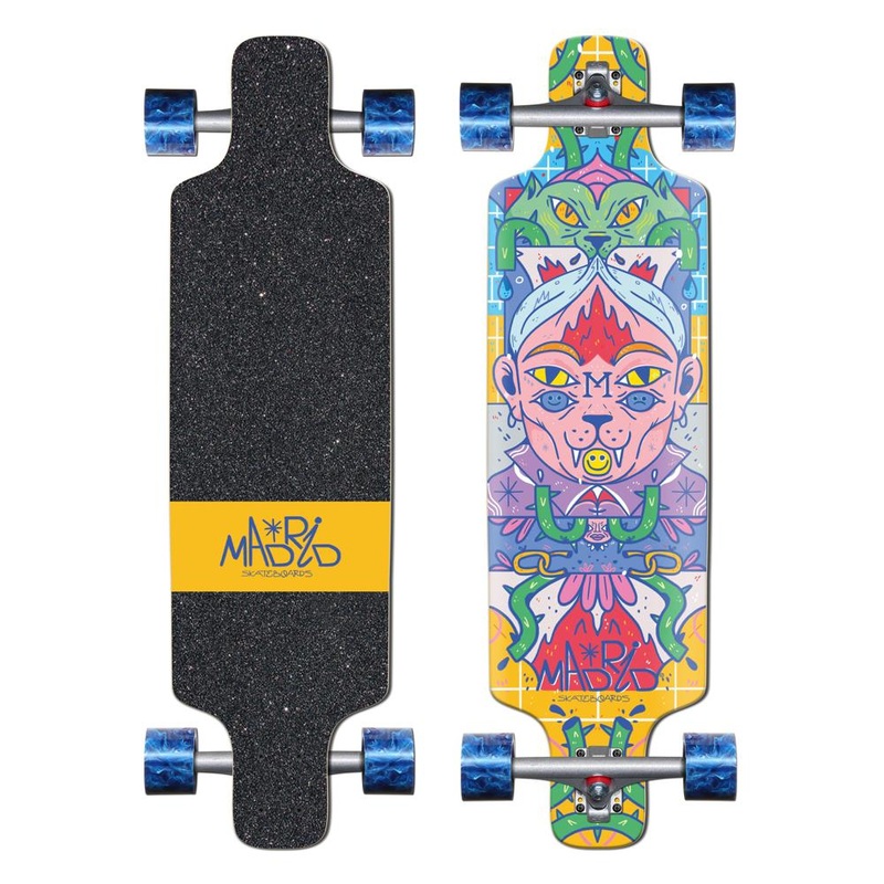 Madrid DTF Adri 39″ Drop Through Longboard Deck Only / Drop-Thru