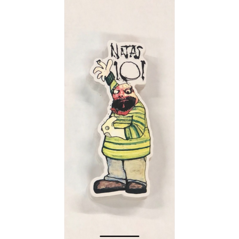 Natas Kaupas 101 Sock Puppet Skateboard Sticker