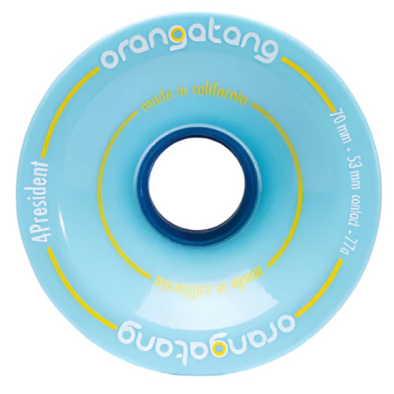 Orangatang 4President Wheels Blue 70MM 77A 70mm