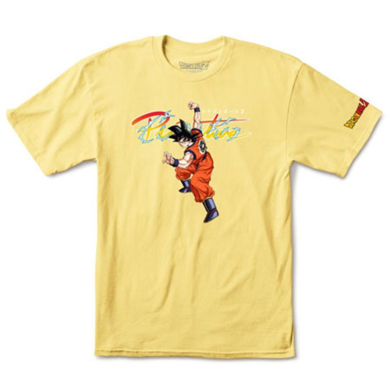 Primitive Skateboarding Primitive x Dragonball Z Nuevo Goku T Shirt Banana Large