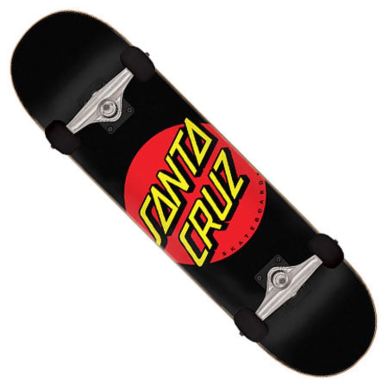 Santa Cruz Classic Dot Complete Skateboard Green 7.8 x 31 WB:13.25
