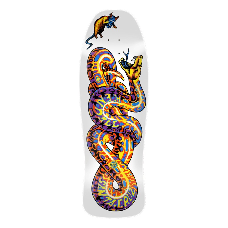 SANTA CRUZ KENDALL “SNAKE” WHITE 9.975″ SKATEBOARD DECK