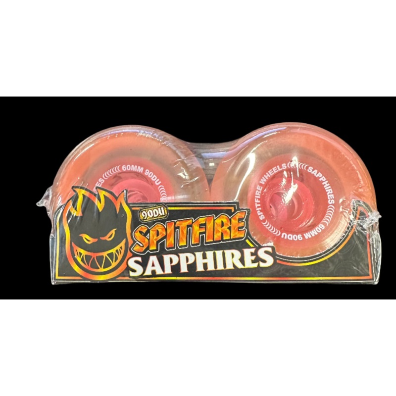 Spitfire Sapphires Conical Full Neon Pink 60mm Skateboard Wheels