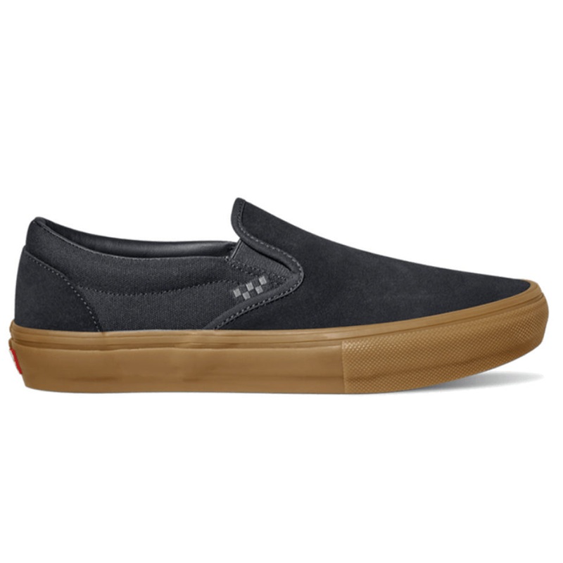 Vans Skate Slip-On Shoes Charcoal/ Gum 3.5