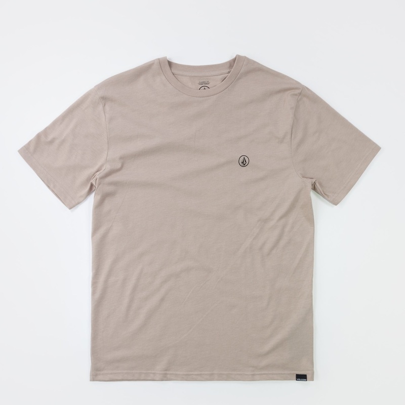 Volcom Circle Blanks T-Shirt – Light Khaki S