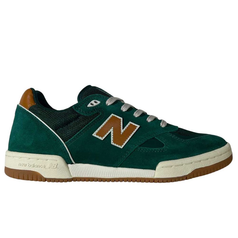 600 ALB Tom Knox Green Brown Suede New Balance Numeric Skateboarding Shoes 7.5
