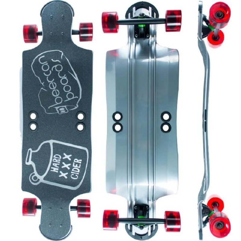 Beercan Chrome 35″ Hard Cider Drop Down Longboard Complete