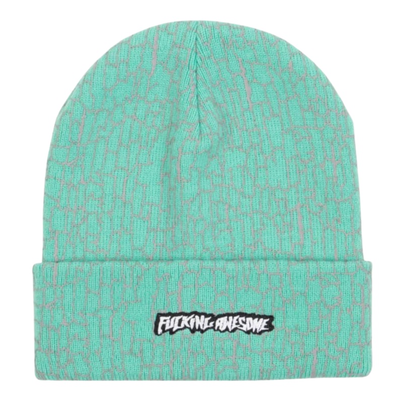 FA Awesome Everyday Camo Cuff Beanie Turquoise OS