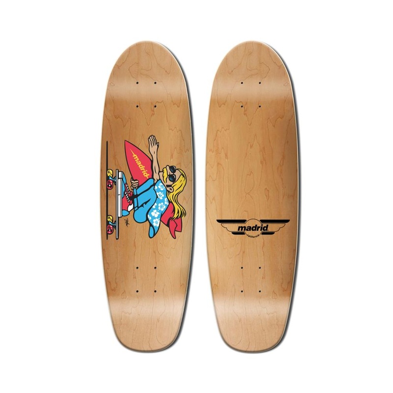 Madrid Falu Willy 8.125″ Cruiser Skateboard Deck Only Natural