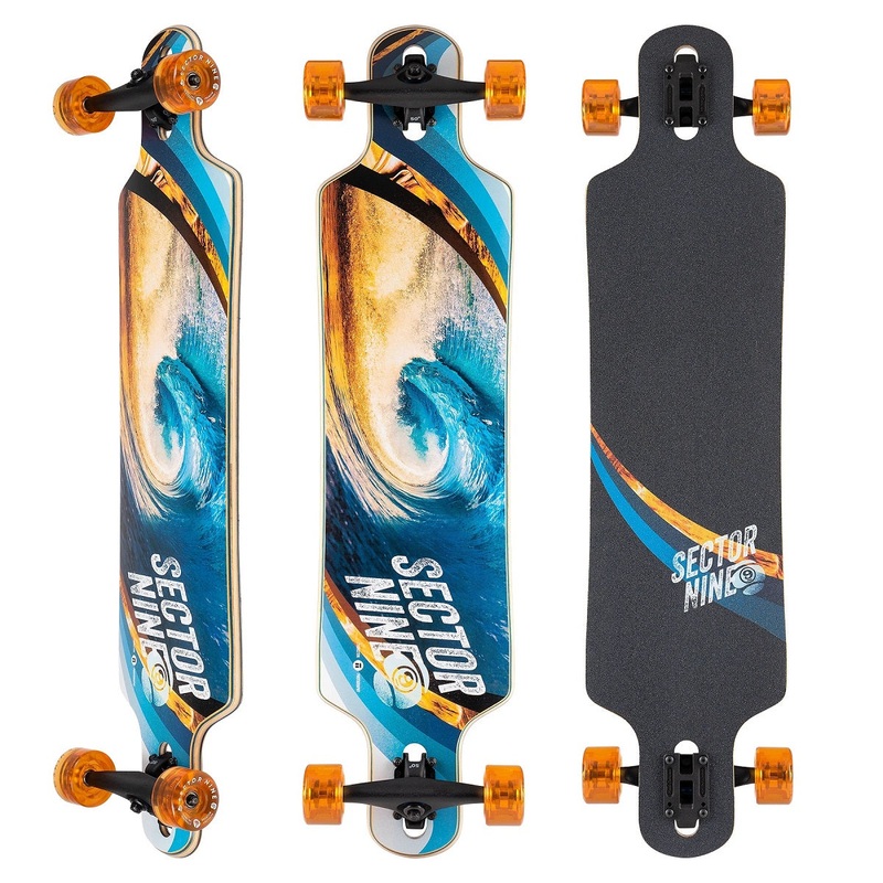 Sector 9 Meridian Swirl 40″ Drop Through Longboard