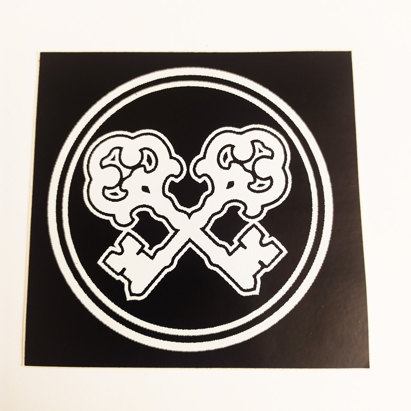 Skeleton Key Skateboard Sticker