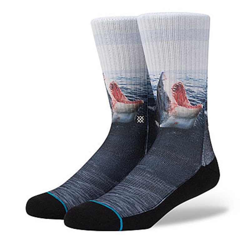 Stance Landlord Crew Socks Blue Medium