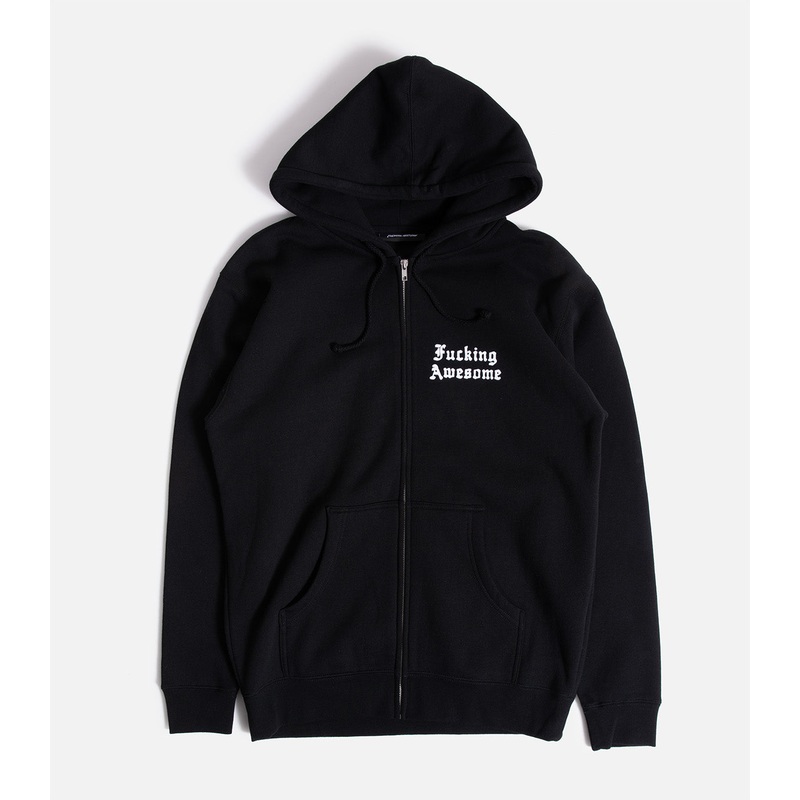 Fucking Awesome 14th Century Zip Up Hooded Sweatshirt