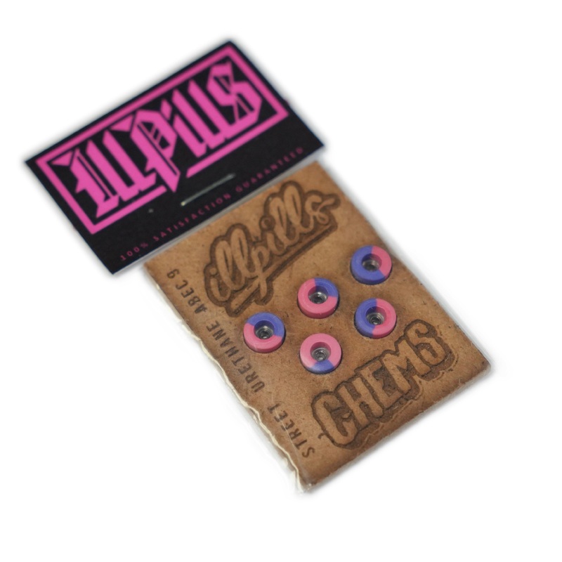 ILLPILLS Purple/Pink Urethane Fingerboard Wheels (Choose Size) Street