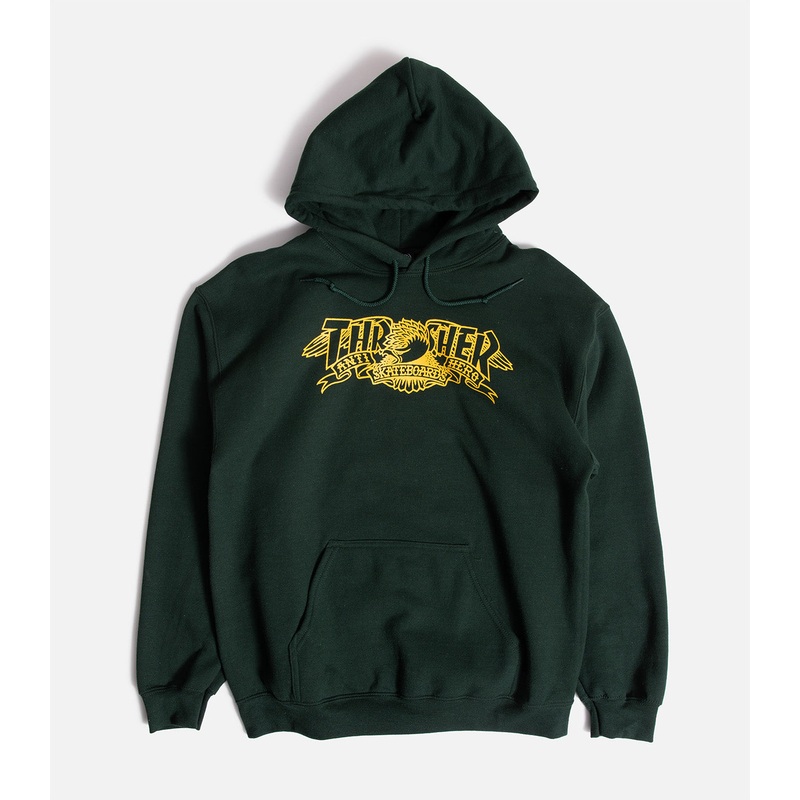 Thrasher X Antihero Mag Banner Hooded Sweatshirt